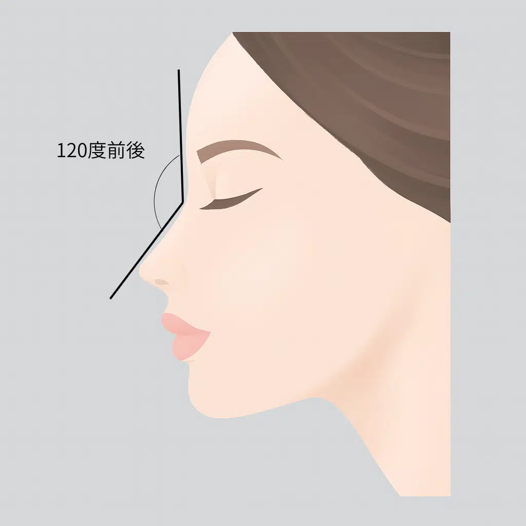 鼻前頭角の図解 那覇