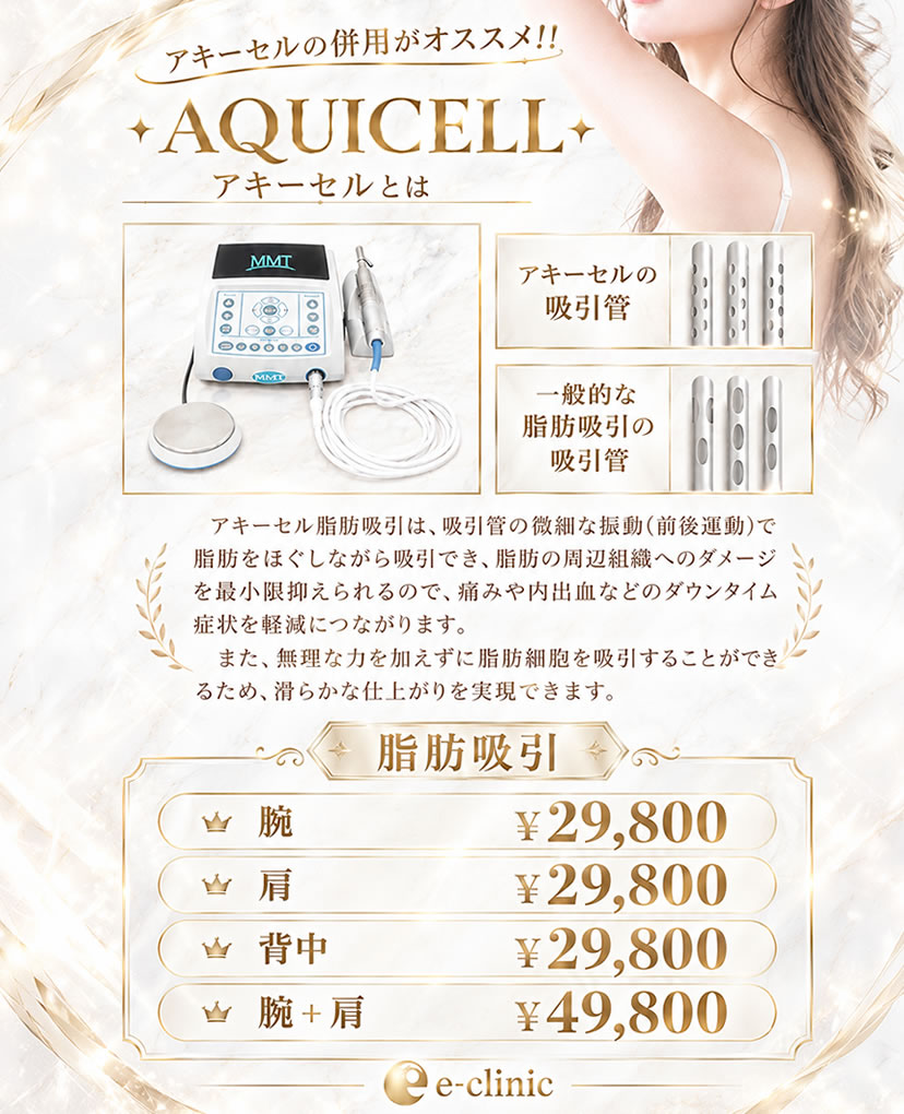 永塚医師と円戸望医師の脂肪吸引のキャンペーン料金詳細